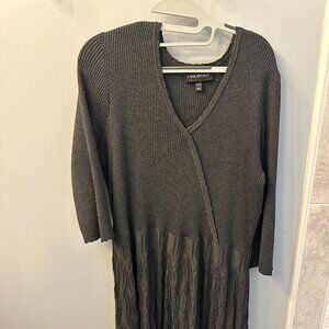 Layne Bryant Gray 22 Sweater Dress -